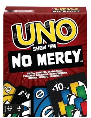 good choice UNO SHOW 'EM NO MERCY(BROWN RED)