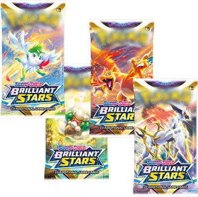 KS enterprise Collectible Card Game Booster Set – Brilliant Stars Style(Total 32 Cards)(Multicolor)