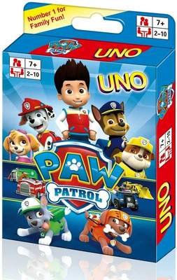 Gift Collection Premium Quality UNO PAW Patrol Playing Card Game for kids |family Fun Paw Patrol(Multicolor)