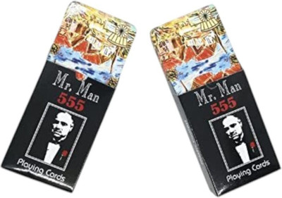 SSR SHOP card New Card-A SARKAR MR. Man Mark Deck Magic Playing Card (Set of 2)_CG1(Multicolor)