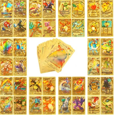 MARS Pokemon Gold Cards V GX EX DX Collection Rare Card Deck Box (110 cards)(Multicolor)