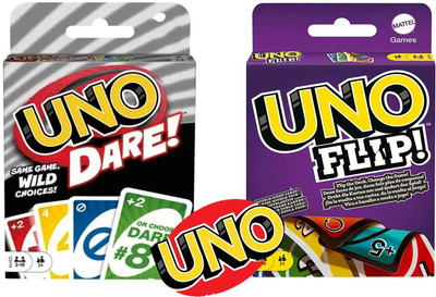 ToyHive UNO Dare + Flip Combo Edition(Multicolor)