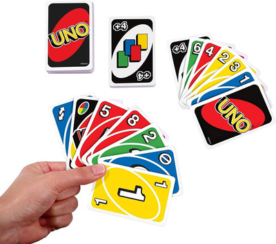Craveon Uno Playing Card Game For Kids, Classic Family And Party game_NEW1(Red)