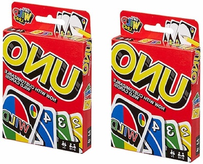 Craveon UNO Playing for Kids (Pack of 2)-UPDATED74(Multicolor)