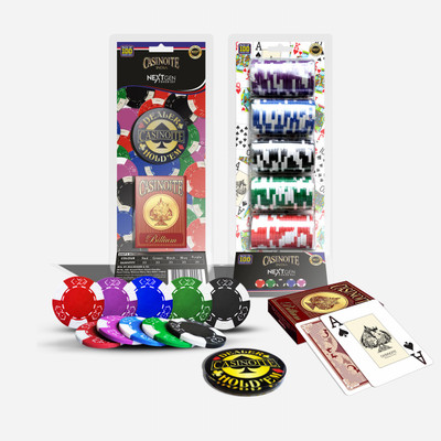 Casinoite Billium 100 Poker Playing Cards Chips Set Without Denomination (Red)(Multicolor)