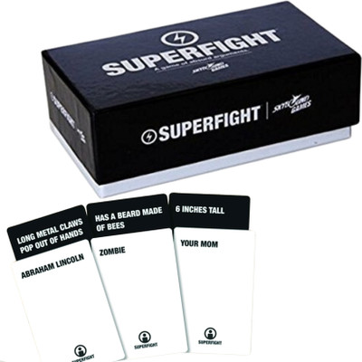 Zuuluzrs Argue To Win - Superfight - A Game Of Absurd Arguments With 500 Card(Black)