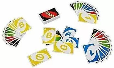 Freedy UNO Family Card Game with 108 Cards & Instructions, Great Gift for Kids(Multicolor)