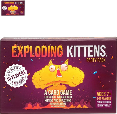 Zuuluzrs Exploding Kittens Party Fun Happiness Games For Adult(Purple)