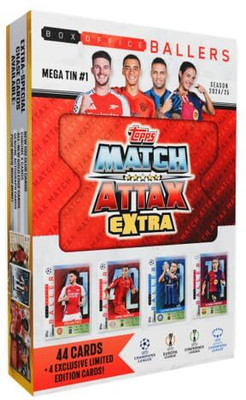TOPPS ATTAX UCL & WUCL Match Attax Extra 2025 Trading & Collectible Football Card Game(Multicolor)