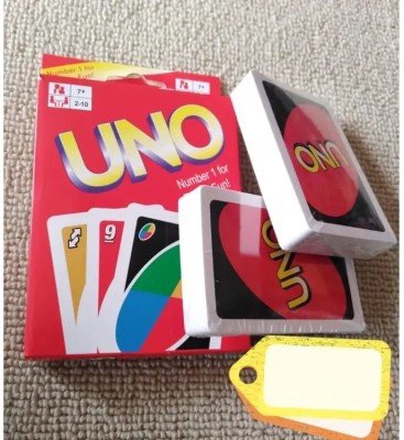 Toyporium Uno Playing Cards Fun Game for Family Night, Travel Game & Gift Set(7+ Years)|79(Multicolor)