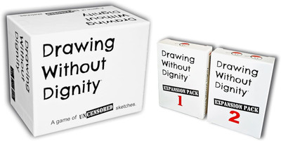 Zuuluzrs Drawing Without Dignity Card Game - A Game Of Uncensored Sketches Board Game Accessories