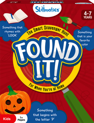 Skillmatics Card Game - Found It Home Edition, Scavenger Hunt for Kids Ages 4, 5, 6, 7(Multicolor)