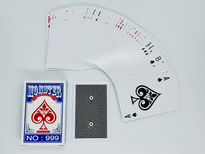 SSR SHOP MONSTER NO.999 MARK CARD DECK MAGIC TRICK (BLACK) / MENTALIST MARKED CARD MAGIC(Black)