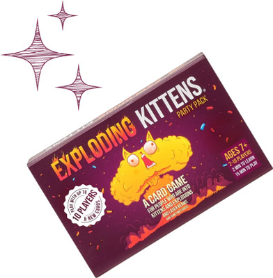 Zuuluzrs Exploding Kittens Party & Fun Games For 2 To 10 Players Fun Game(Purple)