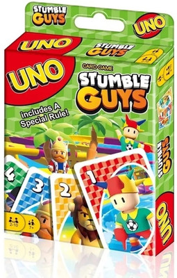 Gift Collection Premium Quality UNO Stumble Guys Playing Card Game for kids and family Fun Game(Multicolor)