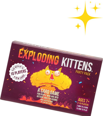 Zuuluzrs New Best Exploding Kittens Card Games For Build The Social Skills(Purple)