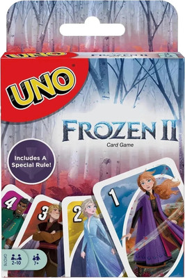 Gift Collection Premium Quality UNO Frozen II Card Game for kids and family Fun Game Frozen 2(Multicolor)