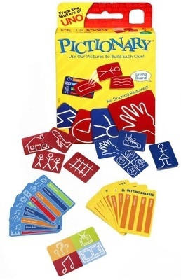 CrazyBuy No Drawing Required: Pictionary Card Game is Fun for the Whole Family(Multicolor)