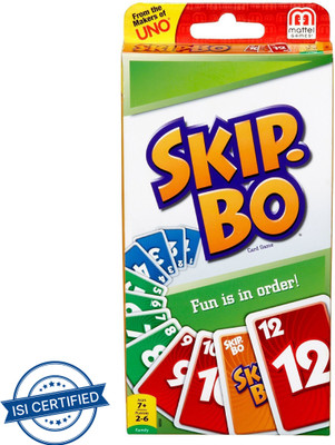 mattel GAMES Skip Bo Card Game(Multicolor)
