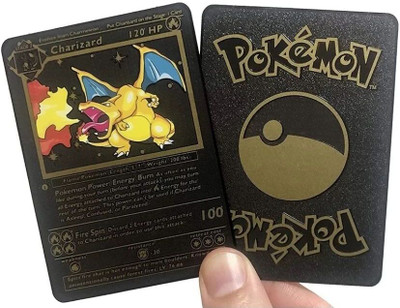 Mannat 55pcs Pokemon Black Card Box V Series Vmax Gx Playing Rare Series(Black)