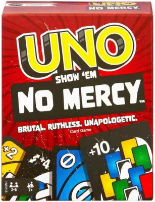 Magnemite UNO Show 'em No Mercy Card Game(Multicolor)