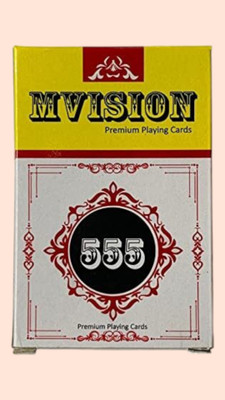 SSR SHOP SSR Card-A SARKAR MVISION 555 MARK PLAYING CARD (RED)CHEATING MARKED MAGIC CARD(Multicolor)