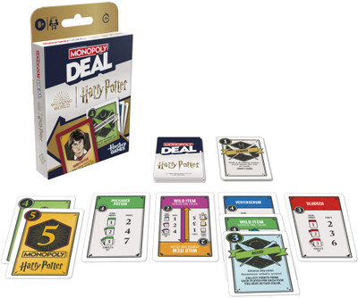Monopoly Deal: HARRY POTTER Card Game(Multicolor)