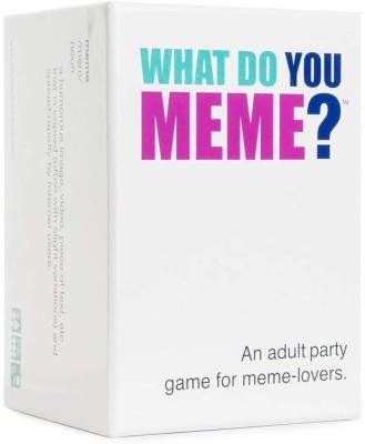 Zuuluzrs What Do You Meme Card Game For Adults Party Game Family Card Multiplayer Game(White)