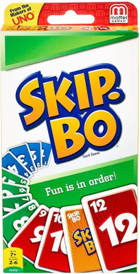 TMA ENTERPRISE UNO Skip Bo Card Game(Multicolor)