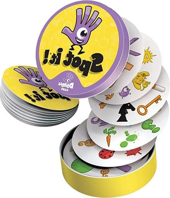 Craveon Dobble Game Educational for Kids & Family-UPDATED45(Yellow)