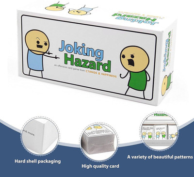 Zuuluzrs Joking Hazard Card Game For Adults Fun & Party(White)