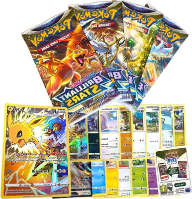 Craveon Pokemon Sword and Shield Brilliant Stars (3PCS/30CARD ) Playing Card -UPDATED101(Multicolor)