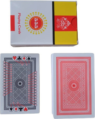 R.s.Magic Tricks Deluxe 555 Marked Deck Cheating Playing Cards Red Card Magic(Red)