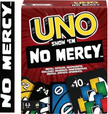 Magnemite UNO: Show 'Em No Mercy – Wild & Competitive Party Card Game(Multicolor)