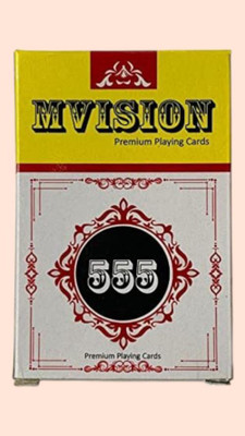 SSR SHOP card Card-A SARKAR MVISION 555 MARK PLAYING CARD (RED)CHEATING MARKED MAGIC CARD(Multicolor)