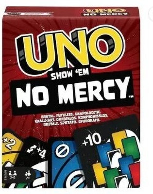 N K Hol Uno Show 'em No Mercy Card Game for Kids & Adults Fun Card Game Set of 112 Cards(Multicolor)
