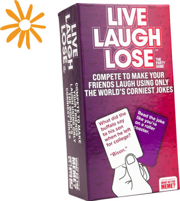 Zuuluzrs Party And Fun Game With Friends Live Laugh Lose Card Game(Multicolor)