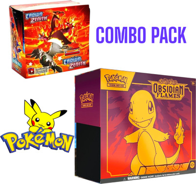 Bestdeals Pokemon Cards ,56 Card Booster TCG Playing Set,Pack Box Deck(Multicolor)