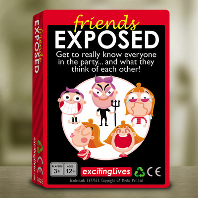 Exciting Lives Friends Exposed Party Game(Multicolor)