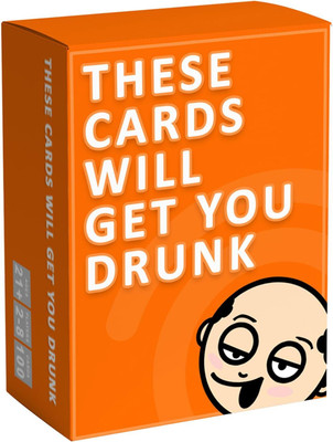Dherik Tradworld These Cards Will Get You Drunk - Fun Adult Drinking Game for Parties(Multicolor)
