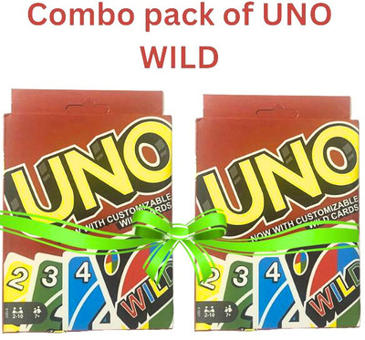 LAV UNO Card Combo Pack of Wild(Red, Yellow)