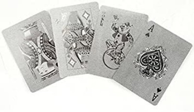TopToys Poker Silver Playing Cards (Silver)(Silver)