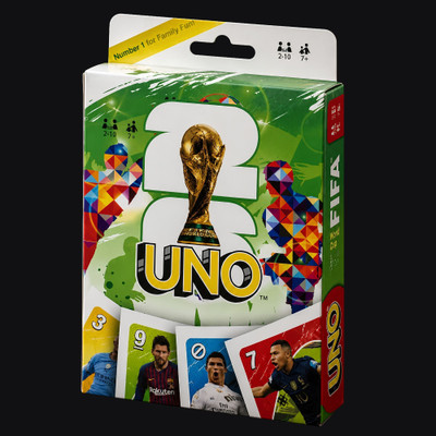 WOYR FIFA UNO Playing Cards | Football Edition Family Card Game for Kids & Adults(Multicolor)