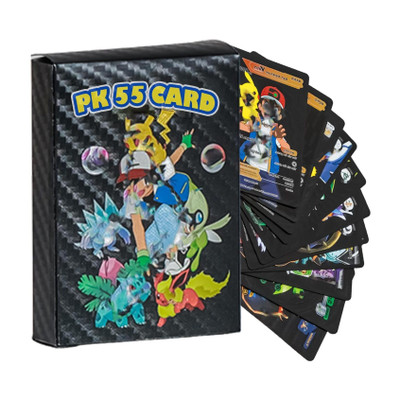 kartkaro POKEMON Black Foil-55 Premium Card Edition(Black)
