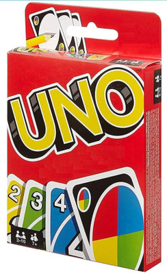 WOYR Premium Quality UNO Paper Playing Cards| 108 UNO Playing Card Game(Multicolor)