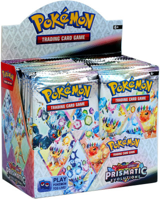 SALPITOYS Poké-mon TCG: Scarlet & Violet Prismatic Evolutions Booster BOX 360 CARDS(MULTI COLORS)