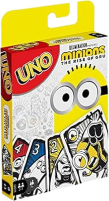 Cluttch Play Minions uno Fun Play Cards For All Ages Travel Friendly Game for Boys Girls(Yellow)
