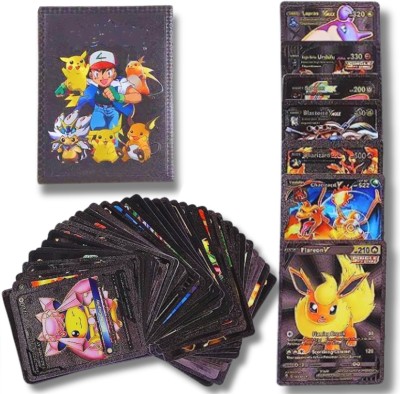 Mallexo Playing Trading Cards Real VIP Card Games TCG Deck Box V Series Cards-10PCS(Black)