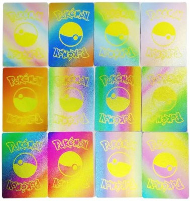 Sukon New Price 55pcs Pokemon Rainbow Card Box V Series Vmax Gx Ex New Addition(Rainbow)