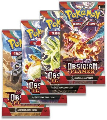 MOONZA Pokermon Scarlet & Violet Obsidian Flames Booster Display Box Party & Fun Board Game